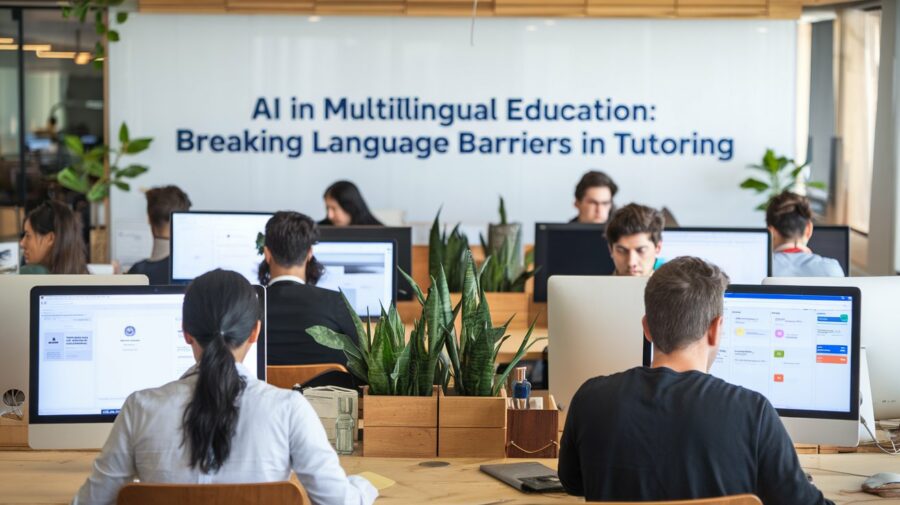 AI in Multilingual Education Breaking Language Barriers in Tutoring